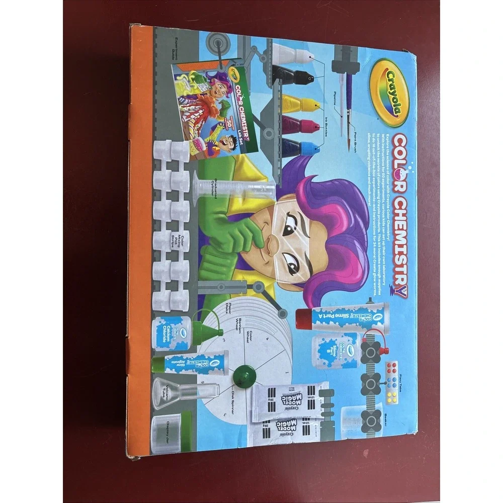 New, Unopened Crayola Color Chemistry Lab Set Instructions 50 Experiments STEM